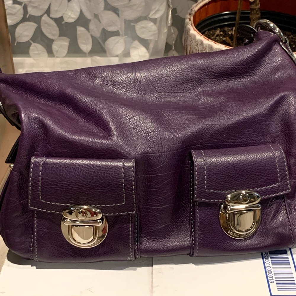 Marc Jacobs Blake Purple Hobo Bag
